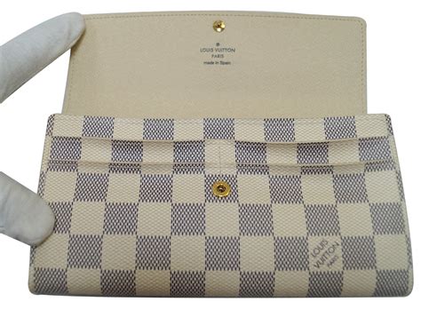 louis vuitton damier azur canvas sarah wallet|louis vuitton sarah wallet damier.